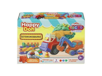 Набор для лепки Happy Doh Бетономешалка, 24см разноцветный 100481085