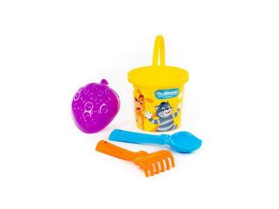 Набор игровой Простоквашино: ведро, совок, грабельки, формочка 1-00481090_2