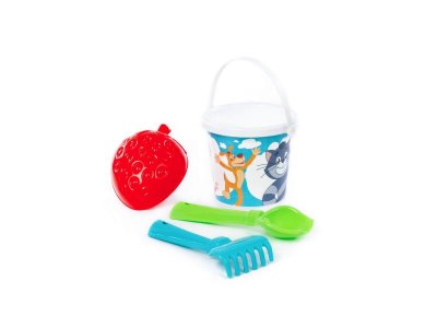 Набор игровой Простоквашино: ведро, совок, грабельки, формочка 1-00481090_4