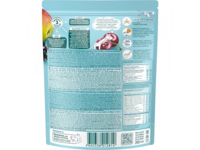 Каша Фрутоняня молочная мультизлаковая с яблоком, черн.смородиной, вишней 200 г 1-00109704_3