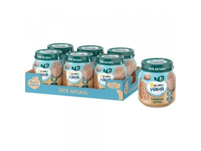 Пюре ФрутоНяня говядина, гречка, морковь Полноценный обед 100 г 1-00198219_4