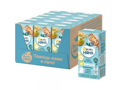 Каша ФрутоНяня йогуртная 5 злаков Груша, банан 0,2 л 1-00226887_2