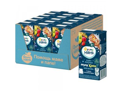 Кашка ФрутоНяня Перед Сном молочная пять злаков, лесные ягоды 200 мл 1-00358589_3