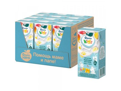 Коктейль молочный ФрутоKids Банан и манго стерилизованный 3,2% 200 мл 1-00368728_3