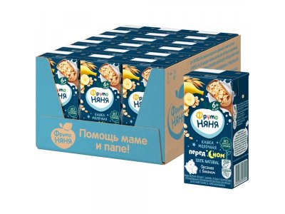 Кашка ФрутоНяня молочная овсяная с бананом готовая 200 мл 1-00381316_3