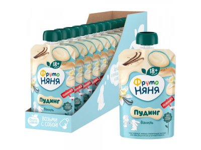 Пудинг ФрутоНяня молочный с ванилью 90 г 1-00446273_3