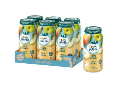 Пюре Фрутоняня Груша, яблоко 250 г 1-00000862_3