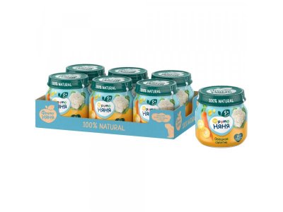 Пюре Фрутоняня Овощной салатик 80 г 1-00000869_2