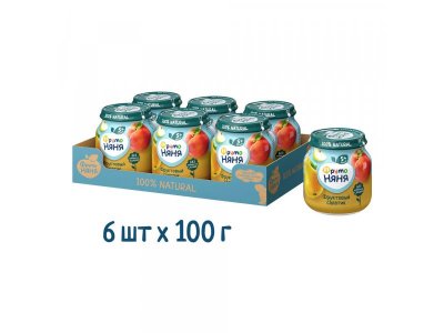 Пюре Фрутоняня Фруктовый салатик 100 г 1-00012389_2