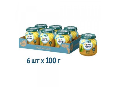 Пюре Фрутоняня из яблок и бананов натуральное, 100 г 1-00126231_3
