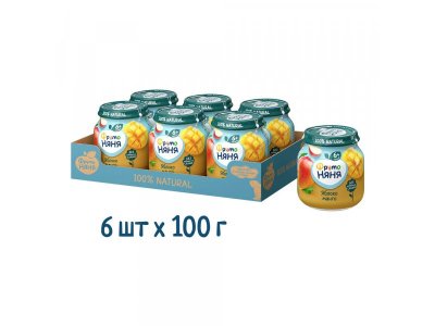 Пюре Фрутоняня Яблоко манго 100 г 1-00350450_2