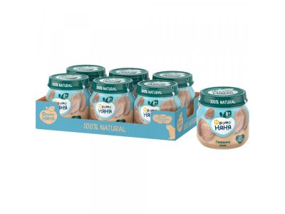 Пюре ФрутоНяня Говядина язык 80 г 1-00385663_3