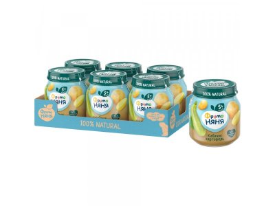 Пюре ФрутоНяня Кабачок и картофель 110 г 1-00398286_6