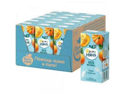 Нектар Фрутоняня Тыква с мякотью 200 мл 1-00003551_2