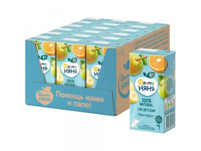 Сок Фрутоняня мультифруктовый 200 мл 1-00109706_2