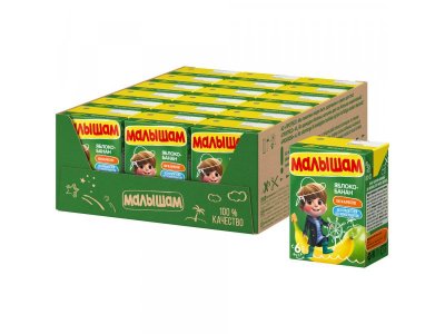 Нектар Малышам яблочно-банановый, 200 мл 1-00225275_2