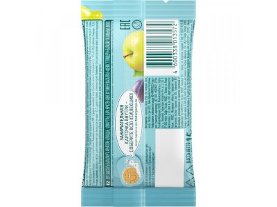 Кусочки фруктовые ФрутоНяня Улитка из яблок, груш, слив и винограда 15 г 1-00446285_3