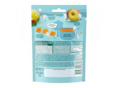 Фруктовые кусочки ФрутоНяня Яблоко 53 г 1-00209692_2