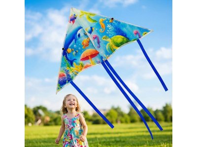 Змей воздушный КНР Разноцветный веер 100481616