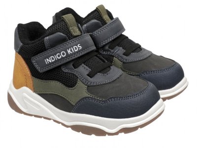 Ботинки Indigo Kids черный/синий 100477189