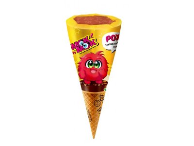 Конфета вафельная МОК-МОК Рожок с шоколадно-ореховой начинкой, 25г 1-00447664_2