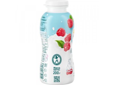 Йогурт питьевой ФрутоНяня, с малиной 2,5% 200 мл 1-00101107_12