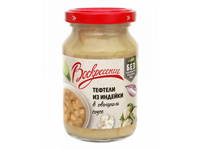 Тефтели из индейки Воскресение в овощном соусе 190 г 1-00419758_2