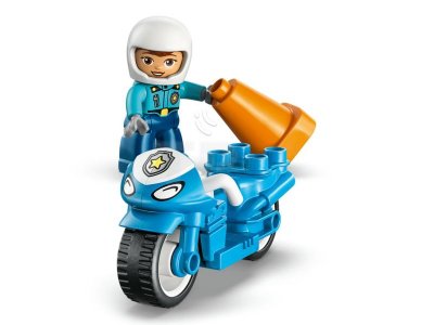 Конструктор LEGO Duplo Синий полицейский мотоцикл, 11 дет., 10471 1-00483027_4