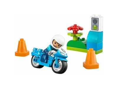 Конструктор LEGO Duplo Синий полицейский мотоцикл, 11 дет., 10471 1-00483027_6