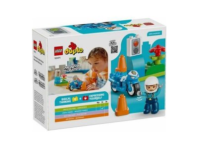 Конструктор LEGO Duplo Синий полицейский мотоцикл, 11 дет., 10471 1-00483027_7