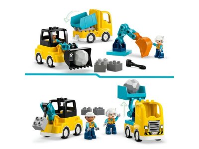 Конструктор LEGO Duplo 3в1 Строительные машины, 22 дет., 10475 1-00483030_2