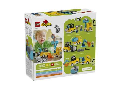 Конструктор LEGO Duplo 3в1 Строительные машины, 22 дет., 10475 1-00483030_3