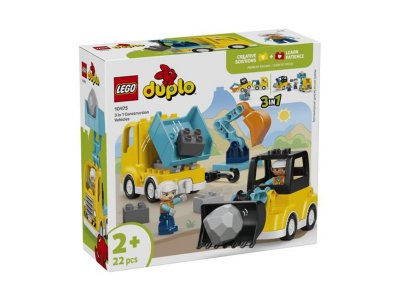 Конструктор LEGO Duplo 3в1 Строительные машины, 22 дет., 10475 1-00483030_4