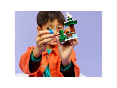 Конструктор LEGO Minecraft Приключения Стива в тайге, 79 дет., 21583 1-00483032_3