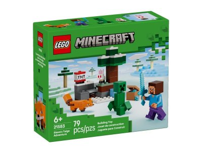 Конструктор LEGO Minecraft Приключения Стива в тайге, 79 дет., 21583 1-00483032_7