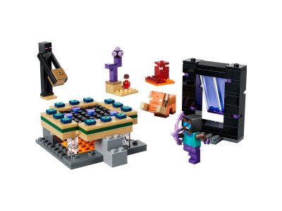 Конструктор LEGO Minecraft Путешествие к Нижнему миру и порталу Края, 192 дет., 21584 1-00483033_4