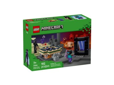 Конструктор LEGO Minecraft Путешествие к Нижнему миру и порталу Края, 192 дет., 21584 1-00483033_6