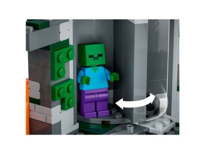 Конструктор LEGO Minecraft Подземелье зомби, 284 дет., 21587 1-00483036_3