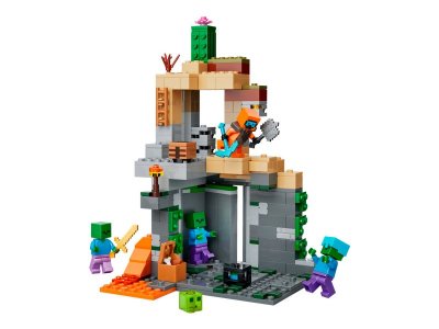 Конструктор LEGO Minecraft Подземелье зомби, 284 дет., 21587 1-00483036_5