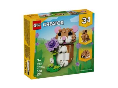 Конструктор LEGO Creator 3в1 Милый хомяк с цветком, 166 дет., 31376 1-00483040_9