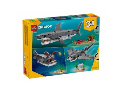 Конструктор LEGO Creator 3в1 Свирепая акула с сундуком сокровищ, 379 дет., 31381 1-00483043_4