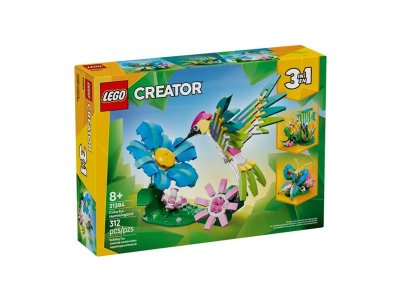 Конструктор LEGO Creator 3в1 Дикие животные: Красочный Колибри, 312 дет., 31384 1-00483045_4