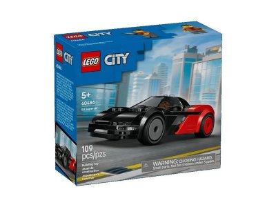 Конструктор LEGO City Электрический автомобиль-суперкар, 109 дет., 60486 1-00483073_5