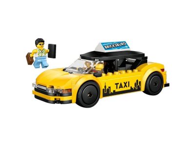 Конструктор LEGO City Желтое такси, 122 дет., 60487 1-00483074_6