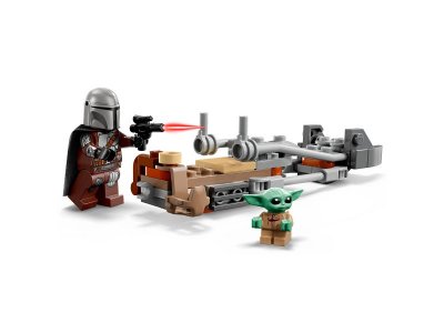 Конструктор LEGO Star Wars Спидер-байк Мандалорца и Грогу, 58 дет., 75436 1-00483094_2