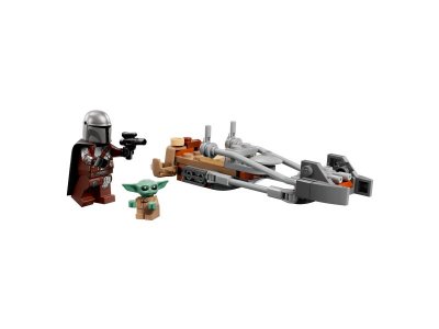 Конструктор LEGO Star Wars Спидер-байк Мандалорца и Грогу, 58 дет., 75436 1-00483094_3