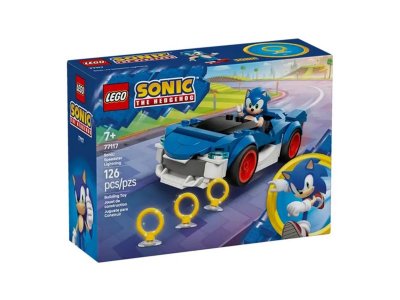Конструктор LEGO Sonic the Hedgehog Соник: Гоночная машина Молния, 126 дет., 77117 1-00483109_5