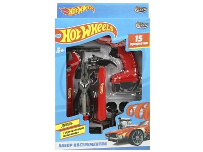 Набор инструментов Хот Вилс кор.26*40,5*6см ИГРАЕМ ВМЕСТЕ в кор.36шт красный 100475199