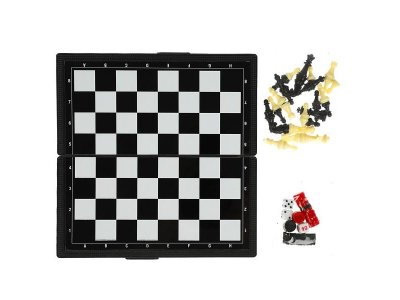 Шахматы магнитные БУБА 3 в 1 (шахматы, шашки, нарды), кор.20*11*2,5см ИГРАЕМ ВМЕСТЕ в кор.8*12шт 1-00475212_4