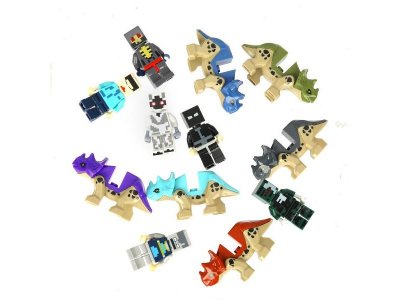 Конструктор фигурки мой мир+динозавры -12 шт. Город мастеров в кор.2*60шт 1-00475220_2